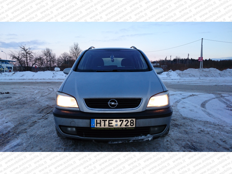 Opel Zafira 2002 m Vienatūris Automobilis lt